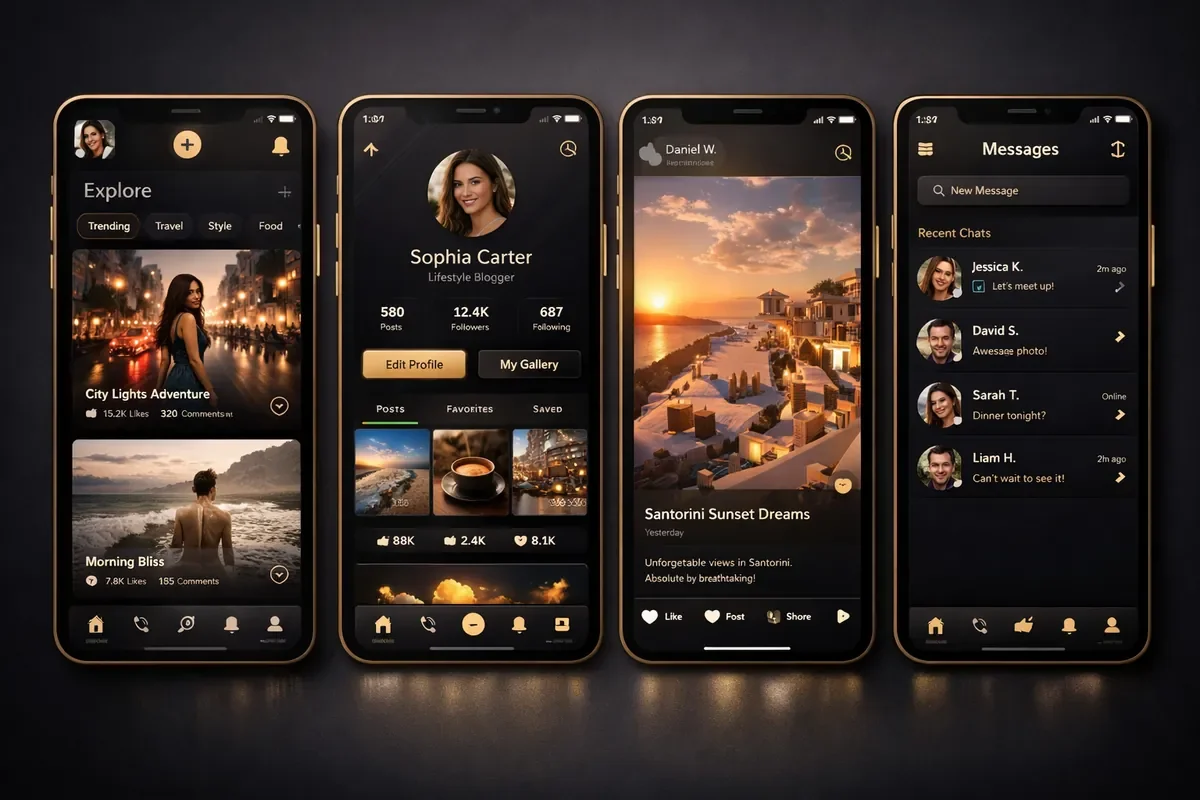 Mobile App UI